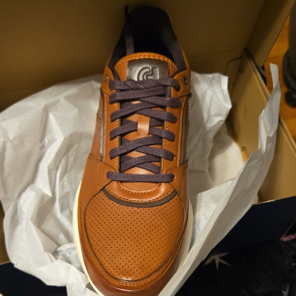Cole Haan Tan Leather Sneakers